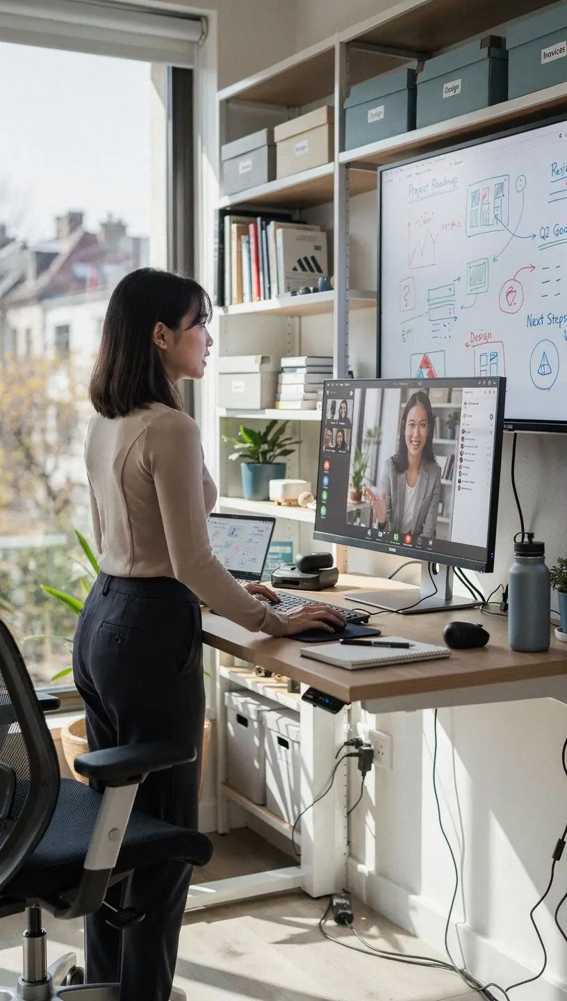 Infographic illustrating step-by-step process of optimizing daily routines with smart tools