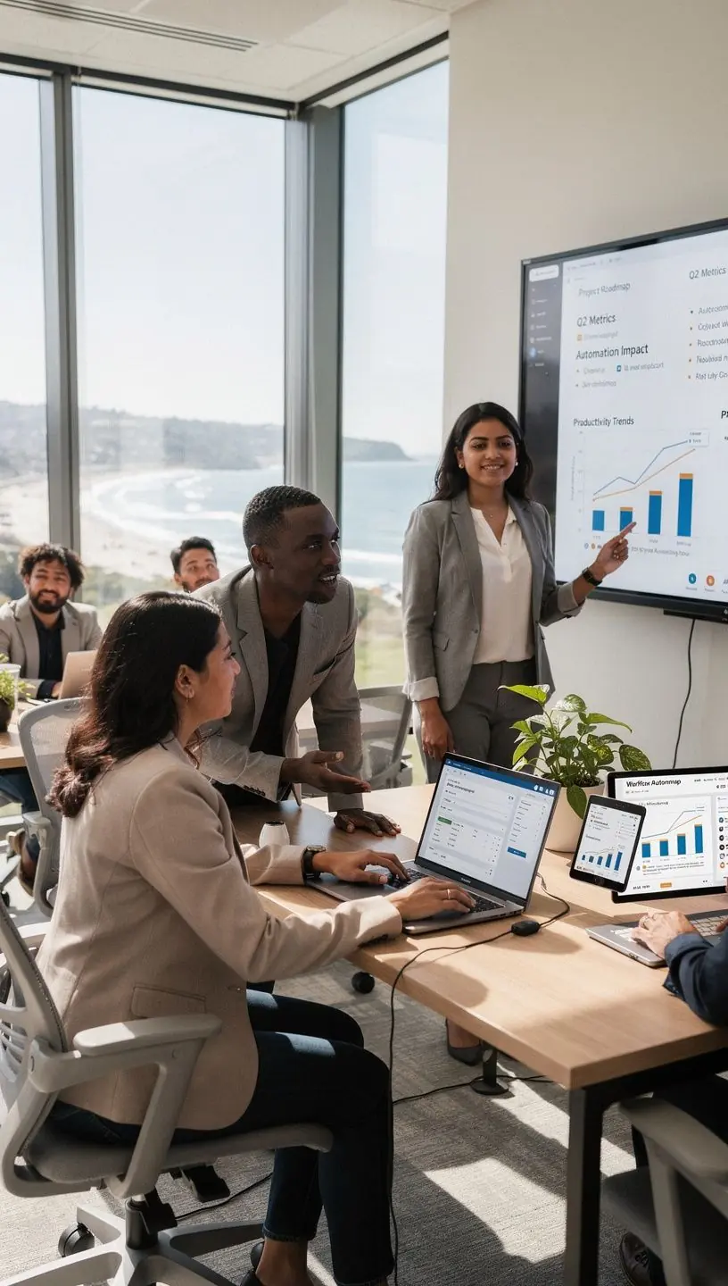Close-up of a digital assistant device providing voice-controlled lifestyle management tips